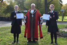 Young litter pickers