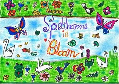 Spelthorne In Bloom winning poster 2025